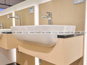 Chậu rửa mặt lavabo INAX AL-345V (EC/FC) bán âm Aqua Ceramic