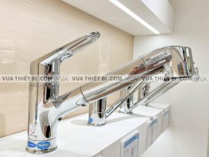 INAX JF-AB466SYX JW - Vòi rửa bát nóng lạnh rút dây 2 Vòi rửa bát INAX JF-AB466SYX JW rút dây