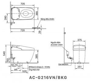 Bản-vẽ-kỹ-thuật-Bồn-cầu-thông-minh-INAX-AC-G216VN-BKG-SATIS-G-nắp-điện-tử