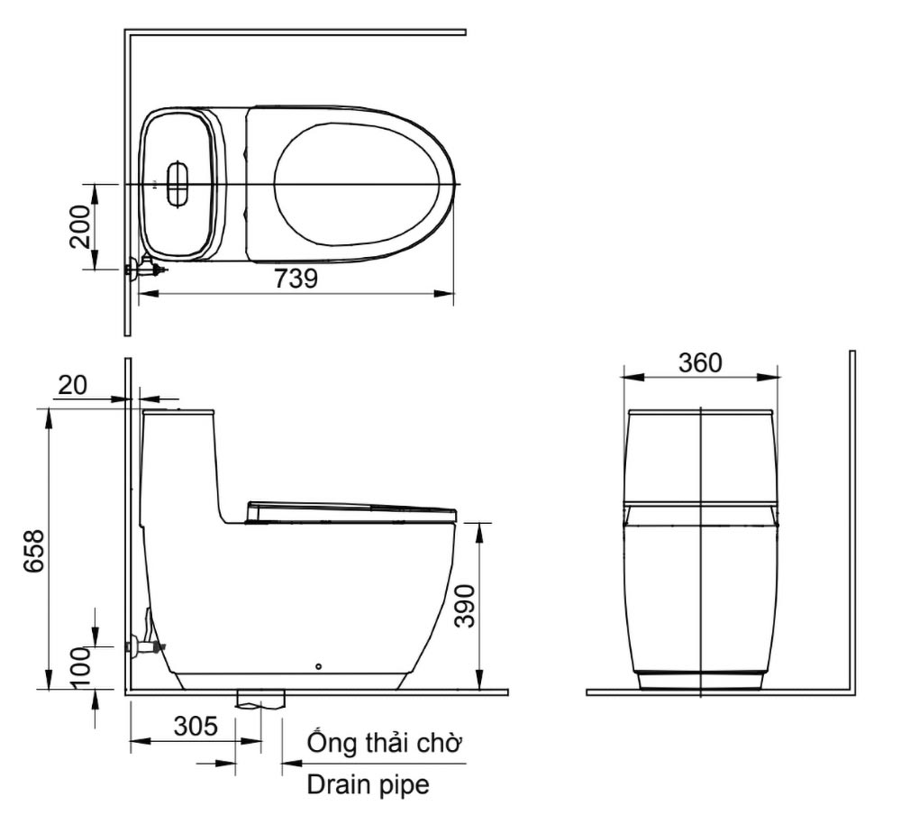 ban ve ki thuat bon cau 1 khoi inax ac 1052vn ac1052vn aqua ceramic nap em