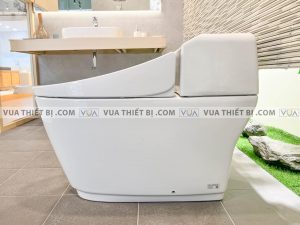 INAX AC-1032 CW-S15VN - Bồn cầu thông minh Aqua Ceramic nắp rửa cơ 10 Bồn cầu 1 khối INAX AC-1032VN Aqua Ceramic Nắp Êm