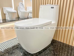 INAX AC-1052 CW-H17VN - Bồn cầu thông minh Aqua Ceramic nắp điện tử 5 Bồn cầu 1 khối INAX AC-1052VN Aqua Ceramic Nắp Êm