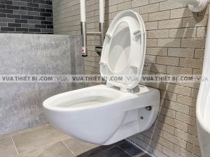 Bồn cầu treo tường INAX AC-22PVN Aqua Ceramic Nắp Êm