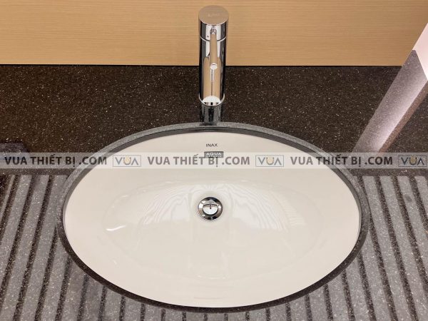 Chậu rửa mặt lavabo INAX AL-2216V âm bàn Aqua Ceramic