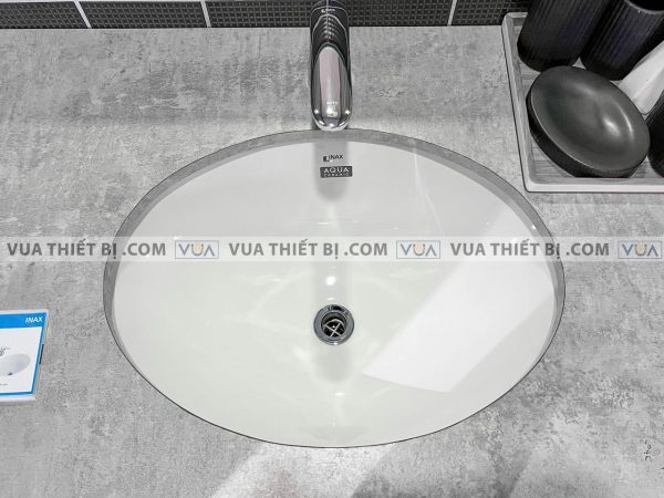 Chậu rửa mặt lavabo INAX AL-2293V âm bàn Aqua Ceramic