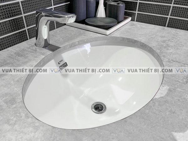 Chậu rửa mặt lavabo INAX AL-2293V âm bàn Aqua Ceramic
