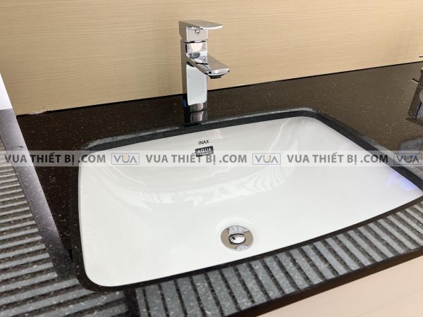 Chậu rửa mặt lavabo INAX AL-2298V âm bàn Aqua Ceramic
