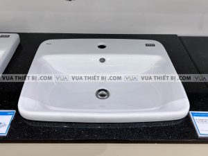 INAX L-2398V (EC/FC) - Chậu rửa mặt lavabo đặt bàn dương vành 3 Chậu rửa mặt lavabo INAX AL-2398V (EC/FC) dương vành Aqua Ceramic