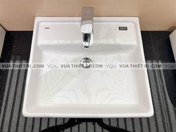 Chậu rửa mặt lavabo INAX AL-293V (EC/FC) đặt bàn Aqua Ceramic