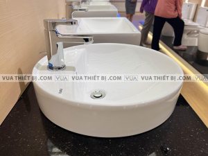 INAX L-294V (EC/FC) - Chậu rửa mặt lavabo đặt bàn 2 anh thuc te chau rua mat lavabo inax al 294v lfv 6002s 4