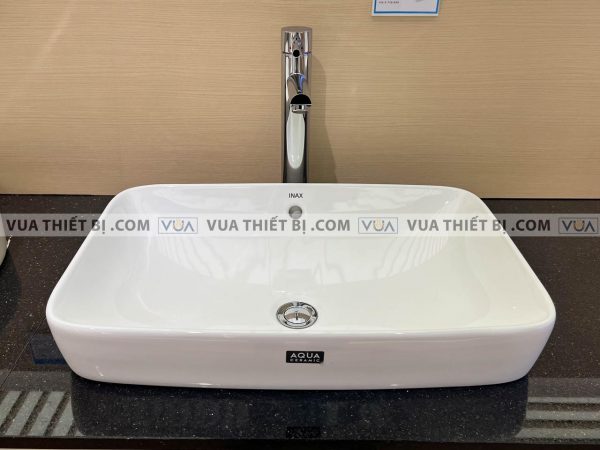 Chậu rửa mặt lavabo INAX AL-299V đặt bàn Aqua Ceramic