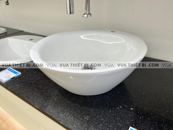 Chậu rửa mặt lavabo INAX AL-445V đặt bàn Aqua Ceramic