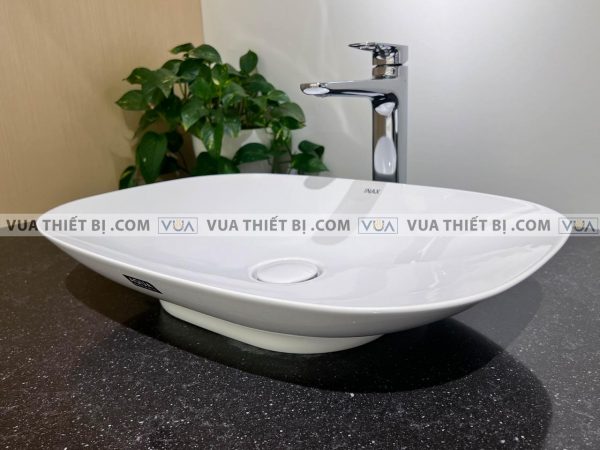 Chậu rửa mặt lavabo INAX AL-S620V đặt bàn Aqua Ceramic