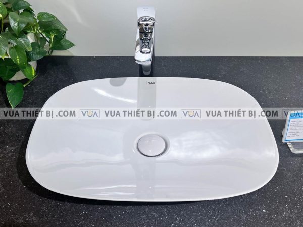 Chậu rửa mặt lavabo INAX AL-S620V đặt bàn Aqua Ceramic