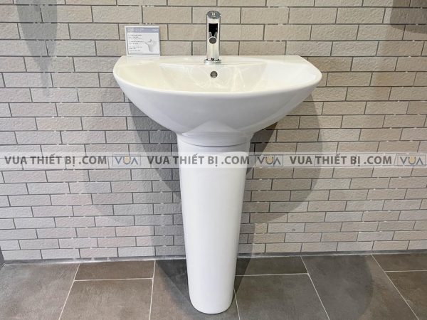 Chậu rửa mặt lavabo INAX L-288V (EC/FC) L-288VD chân dài treo tường