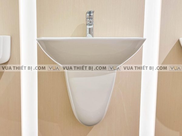Chậu rửa mặt lavabo INAX L-297V (EC/FC) L-297VC chân lửng treo tường