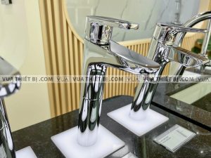 INAX LFV-112SH - Vòi chậu lavabo cổ cao nóng lạnh 4 Vòi chậu lavabo INAX LFV-112SH Cổ Cao nóng lạnh