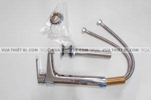INAX LFV-112SH - Vòi chậu lavabo cổ cao nóng lạnh 5 Vòi chậu lavabo INAX LFV-112SH Cổ Cao nóng lạnh