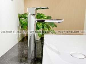 INAX LFV-5012SH - Vòi chậu lavabo cổ cao nóng lạnh 4 Vòi chậu lavabo INAX LFV-5012SH cổ cao nóng lạnh