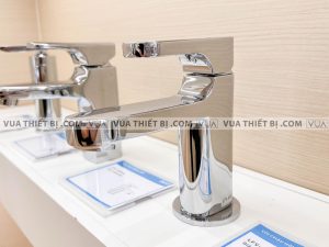 INAX LFV-6002S - Vòi chậu lavabo nóng lạnh 4 anh thuc te voi chau lavabo inax lfv 6002s nong lanh 3