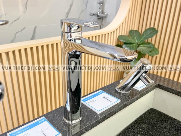 Vòi chậu lavabo INAX LFV-652SH cổ cao nóng lạnh