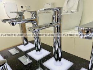 INAX LFV-7100SH - Vòi chậu lavabo cổ cao nóng lạnh 3 Vòi chậu lavabo INAX LFV-7100SH cổ cao nóng lạnh