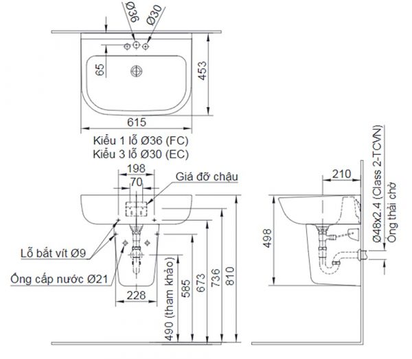 Bản-vẽ-kĩ-thuật-Chân-chậu-rửa-mặt-lavabo-INAX-L-298VC-lửng-treo-tường