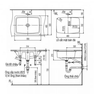 Bản-vẽ-kĩ-thuật-Chậu-rửa-mặt-lavabo-INAX-AL-2298V-âm-bàn