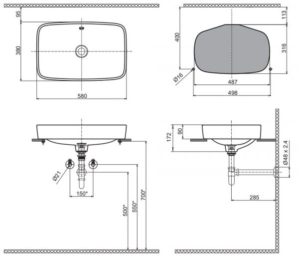 Bản-vẽ-kĩ-thuật-Chậu-rửa-mặt-lavabo-INAX-AL-299V-đặt-bàn