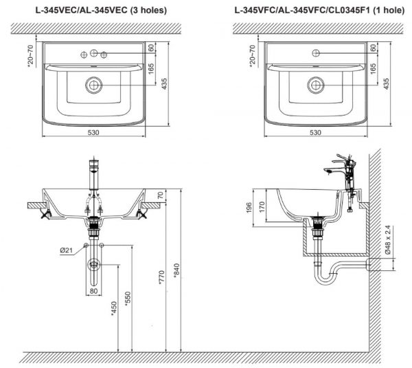 Bản-vẽ-kĩ-thuật-Chậu-rửa-mặt-lavabo-INAX-AL-345V-bán-âm