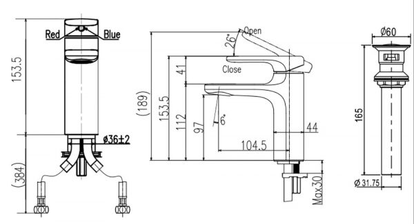 Bản-vẽ-kỹ-thuật-Vòi-chậu-lavabo-INAX-LFV-632S-2-nóng-lạnh-1-lỗ