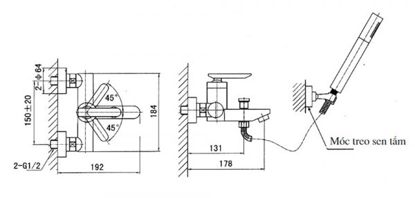 Bản-vẽ-kỹ-thuật-Vòi-sen-tắm-INAX-BFV-4000S-nóng-lạnh