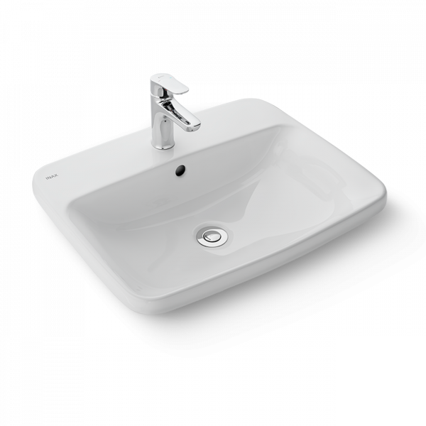 Chậu rửa mặt lavabo INAX AL-2398V (EC/FC) dương vành Aqua Ceramic