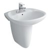 INAX L-284V (EC/FC) L-284VC - Chậu rửa mặt lavabo chân lửng treo tường 7 Chậu-rửa-mặt-lavabo-INAX-L-284V-(EC-FC)-L-284VC-chân-lửng-treo-tường