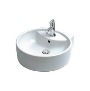 INAX L-292V - Chậu rửa mặt lavabo đặt bàn 3 Chậu rửa mặt lavabo INAX L-292V Đặt Bàn Tròn