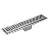 INAX PBFV-600 600x100mm - Ga thoát sàn 2 Ga-thoát-sàn-INAX-PBFV-600-kiểu-dài-600x100mm