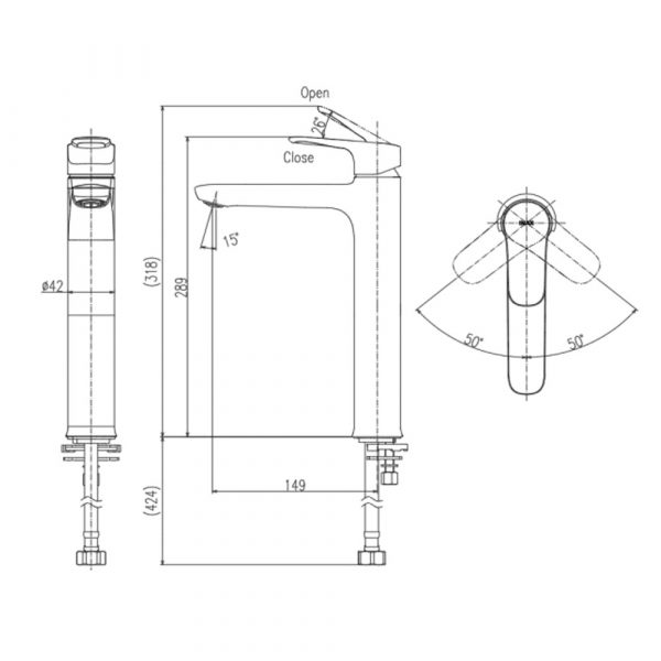 Ban ve ky thuat Voi lavabo INAX LFV 22SH co cao nuoc lanh