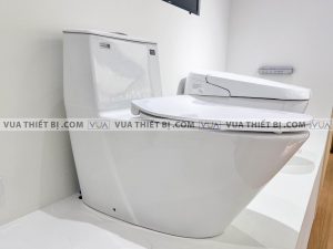 INAX AC-919R CW-H20VN - Bồn cầu thông minh nắp điện tử 3 anh thuc te bon cau 1 khoi inax ac 919vrn aqua ceramic nap em 5