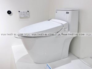 INAX ACT-902 CW-H18VN - Bồn cầu thông minh nắp điện tử 1 anh thuc te bon cau 1 khoi inax act 902 cw ka22avn 2