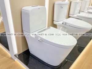 INAX AC-832 CW-H20VN - Bồn cầu thông minh nắp điện tử 3 anh thuc te bon cau 2 khoi inax ac 832 cw s32vn aqua ceramic nap rua co 4